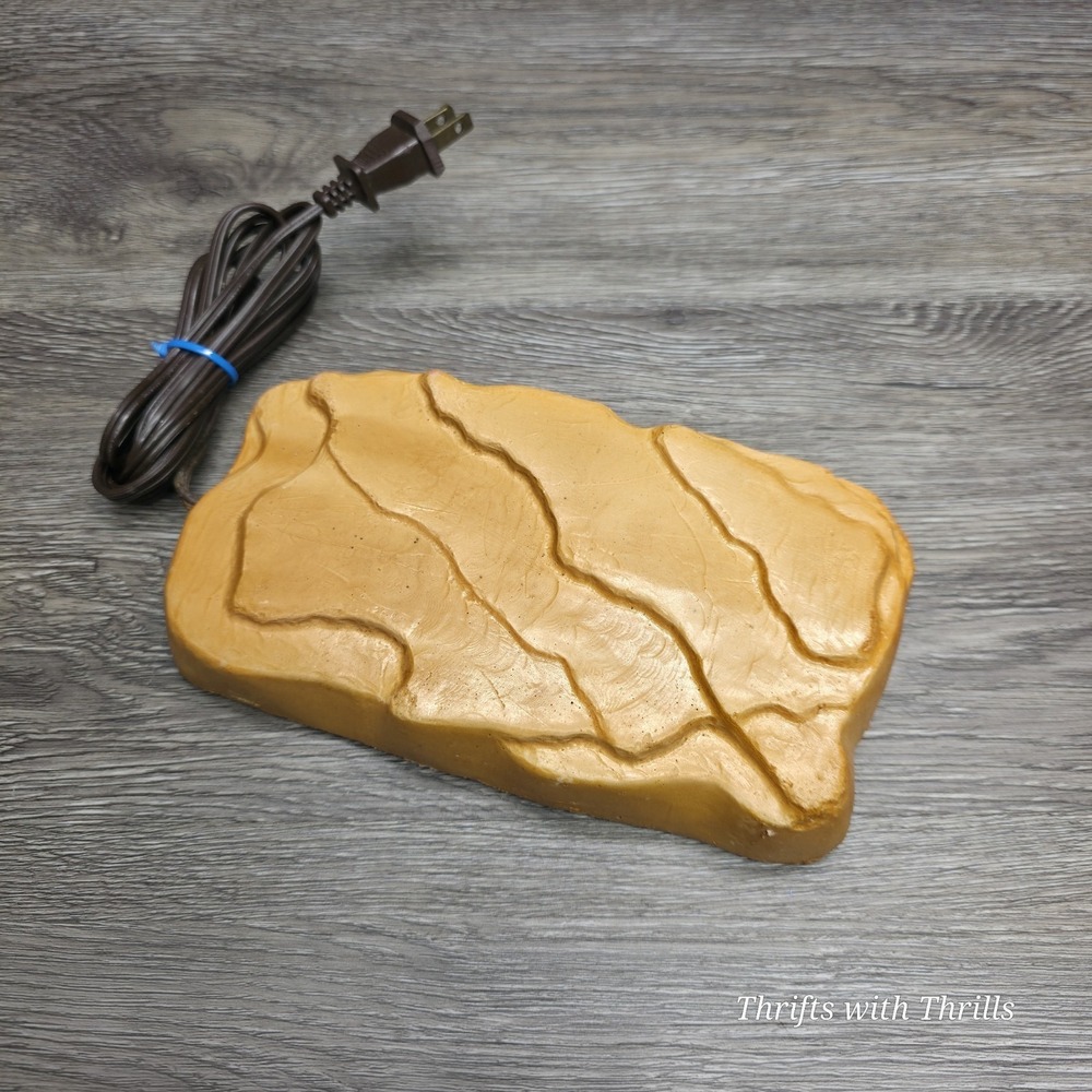 Reptile Heat Rock Terrarium Heater - Great for Lizard, Snakes, And More  8" x 4"